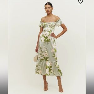 Reformation Sianna Silk Dress